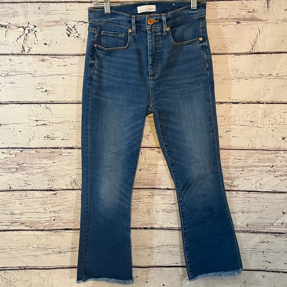 LOFT Jeans "Fresh Cut" High Rise Skinny-27/4